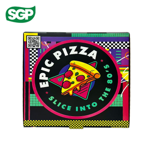 Custom Full-Color Waterproof Pizza Boxes with Double-Sided Lamination | Low MOQ & Eco-Friendly