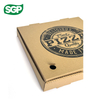 Custom Kraft Pizza Boxes with Single-Color Flexo Printing | Low MOQ & Eco-Friendly Packaging