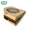 Custom Kraft Pizza Boxes with Single-Color Flexo Printing | Low MOQ & Eco-Friendly Packaging