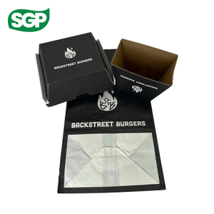 Eco-Friendly Kraft Corrugated Burger Boxes – Sturdy Takeaway Packaging