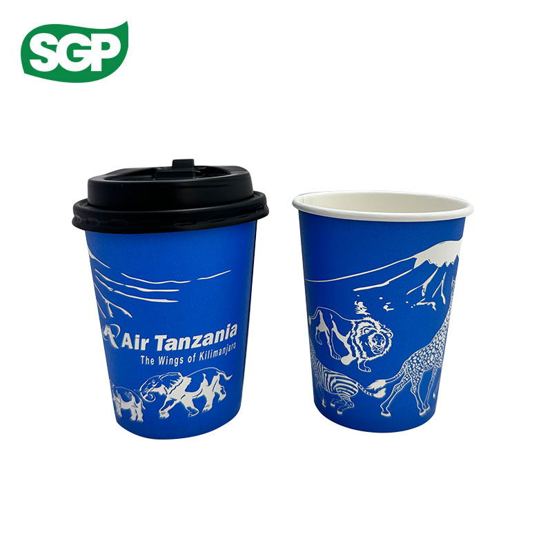 Custom Paper Coffee Cups Durable, Disposable, & Printed with Logo