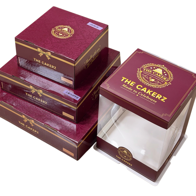 Custom Cake Boxes | Clear PET Window Cake Boxes & Solid Paper Cake Boxes Wholesale