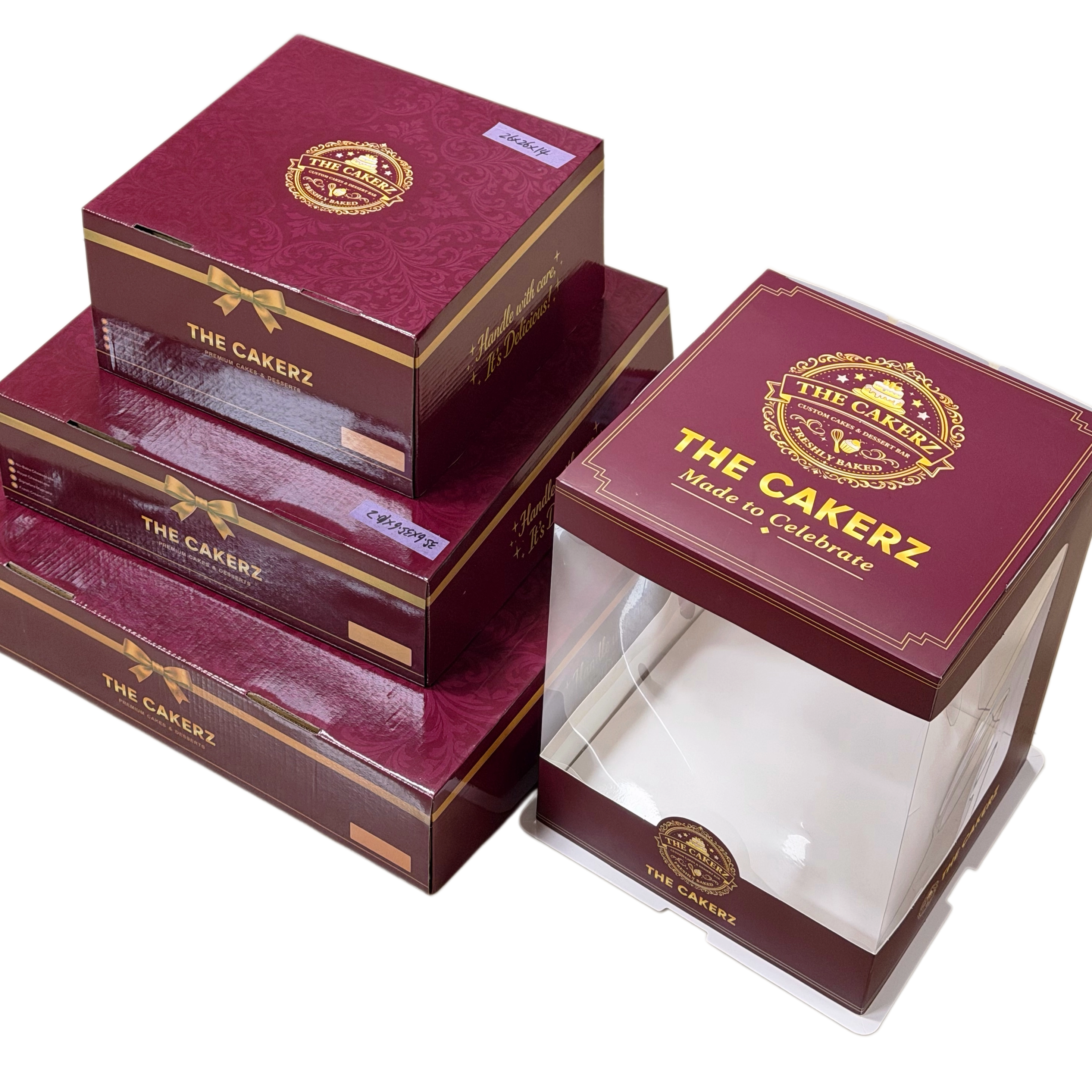 Custom Cake Boxes | Clear PET Window Cake Boxes & Solid Paper Cake Boxes Wholesale