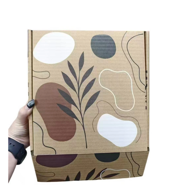 Custom Printed Kraft Corrugated Mailer Boxes With Interior Printing