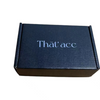 Custom Black Corrugated Mailer Boxes With Interior Logo Printing