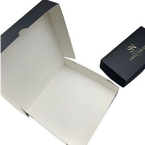 Custom Black Foldable Gift Boxes With Gold Foil Logo | Luxury Cardboard Packaging Boxes