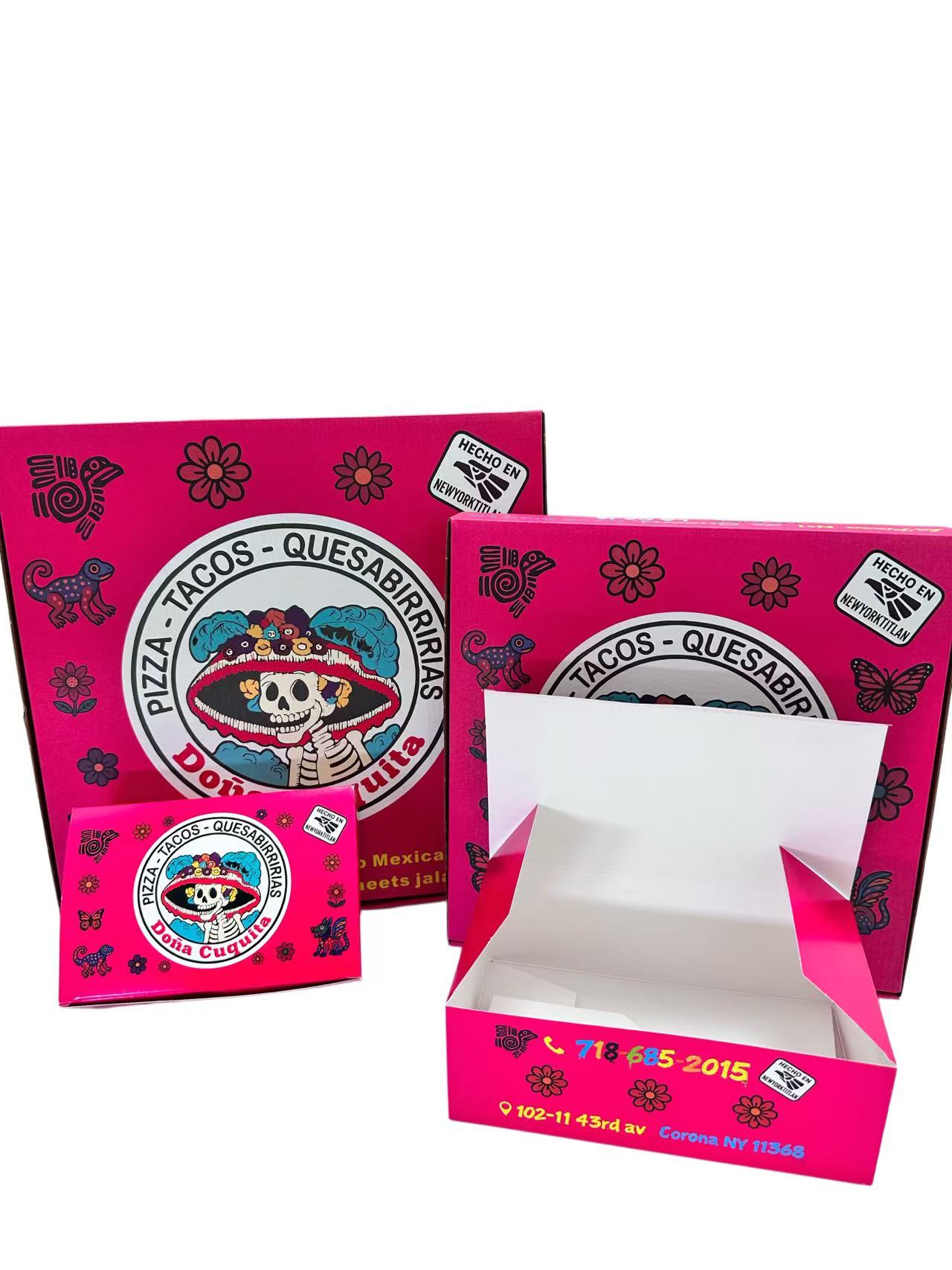 Custom Printed Pizza Box Packaging Design